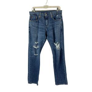 Levi's 502 Men's Distressed Jeans